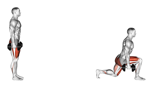 Walking Lunge (Dumbbell)