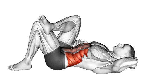 Lying Elbow To Knee