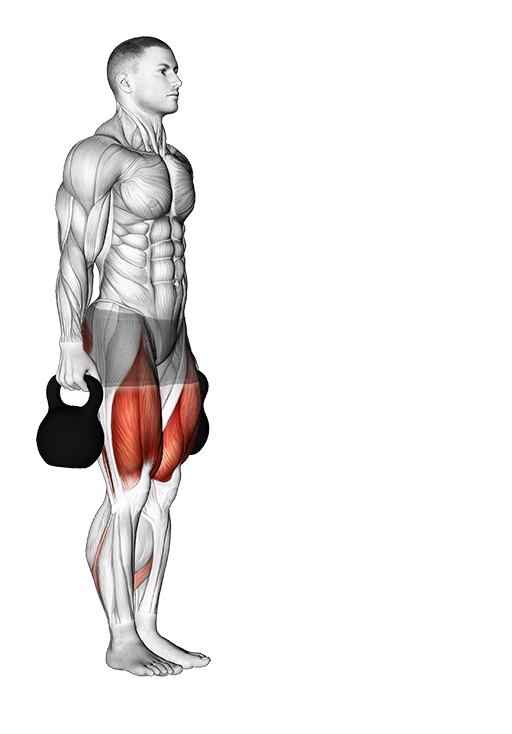 Lunge - Forward (Kettlebell)