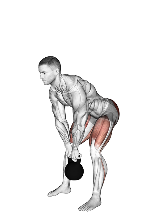 Straight Leg Deadlift (SDL) (Kettlebell)