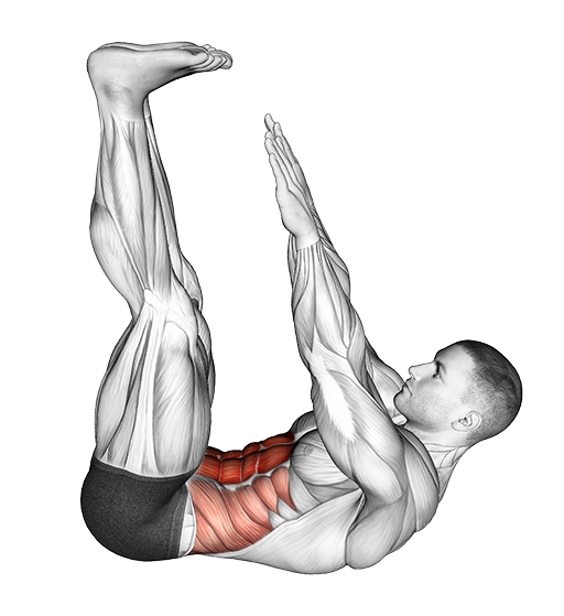 Lying Toe Touch